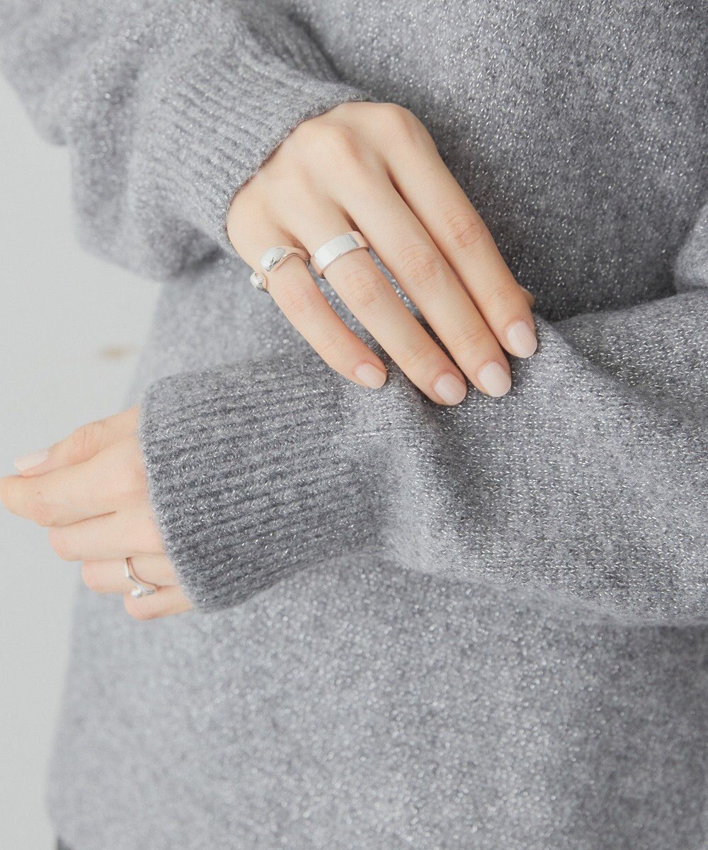 AMERICAN HOLIC ラグランラメニットプルオーバー 