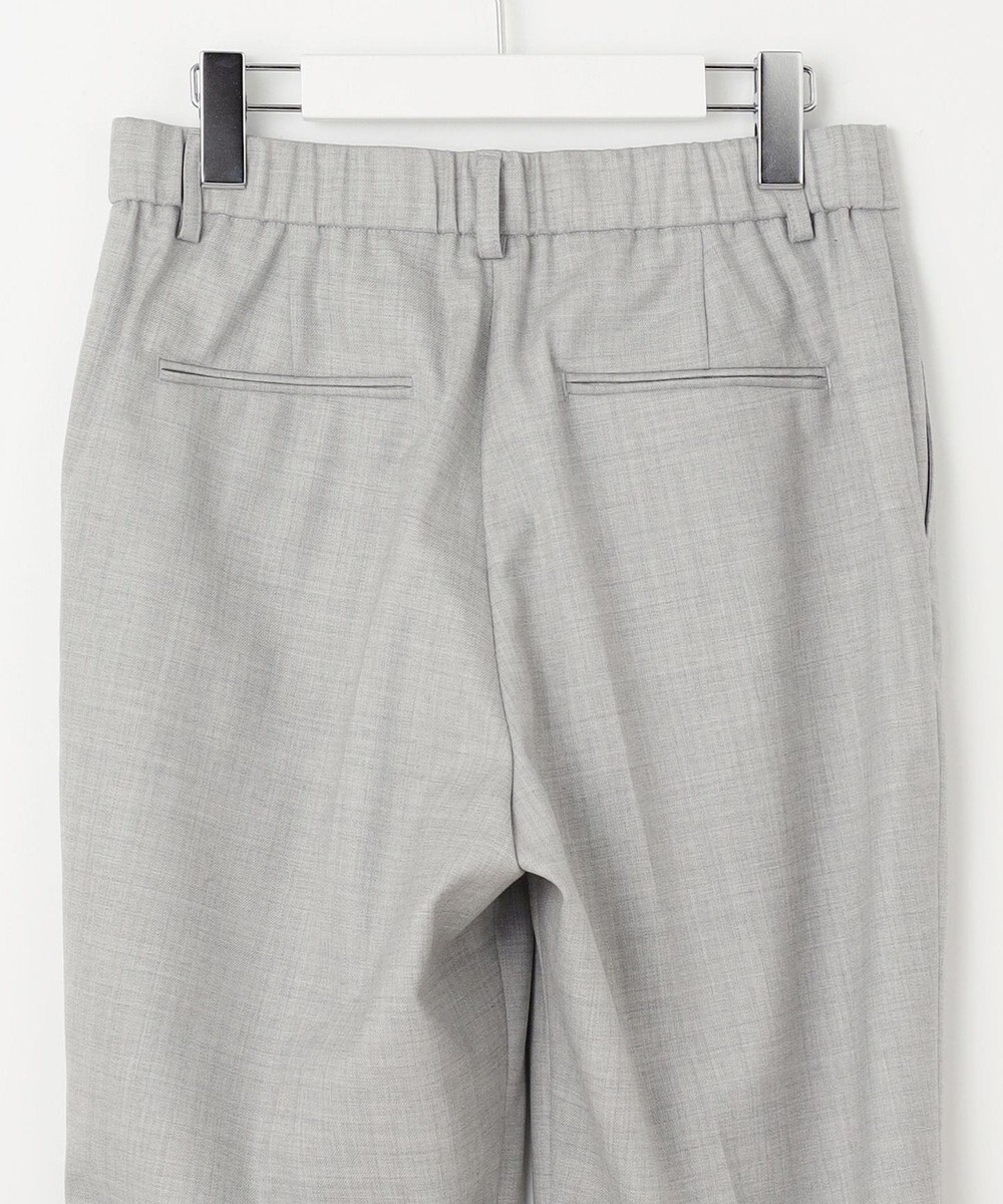 23区 クリアウールサキソニー テーパードパンツ 