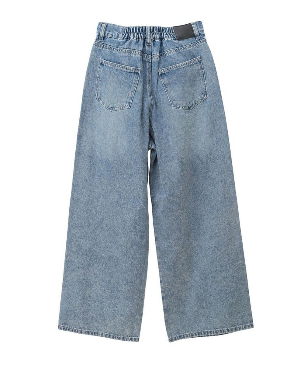 Green Parks ・ＥＬＥＮＣＡＲＥ　ＤＵＥ　デニムタックワイドパンツ 