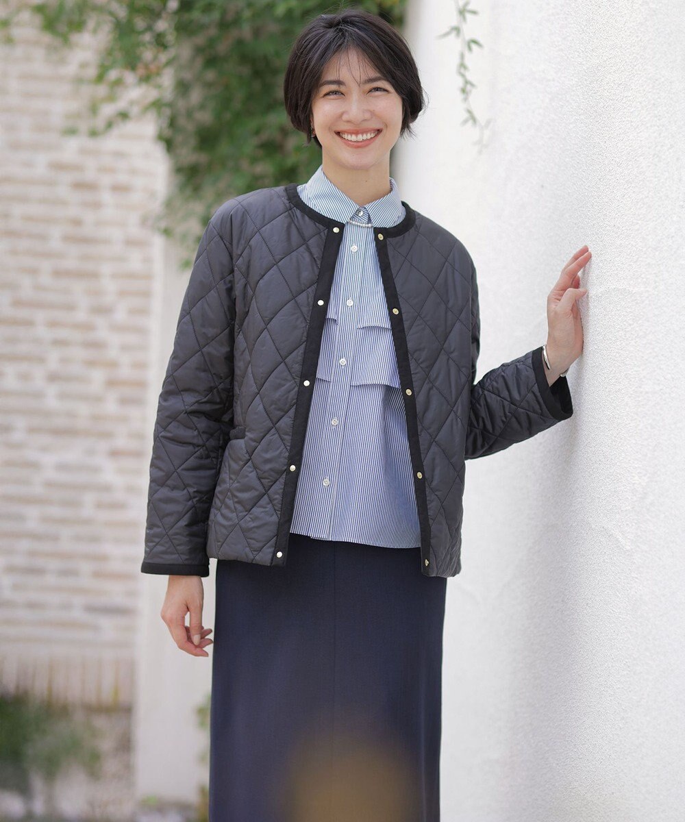 J.PRESS LADIES L Shineシャンブレーツイル スカート 