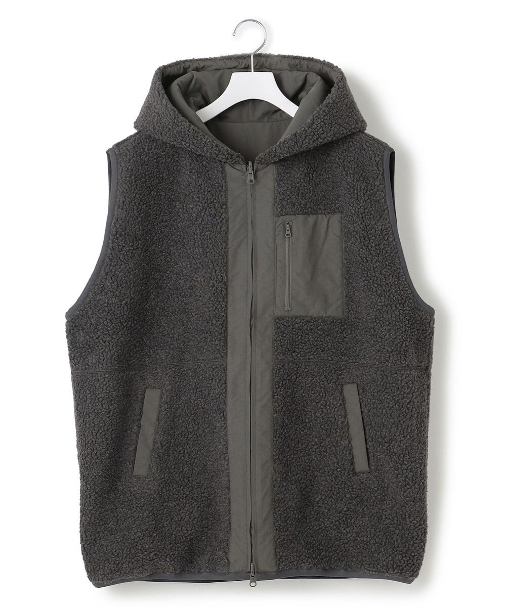 J.PRESS YORK STREET 【UNISEX】リバーシブル ボアベスト 