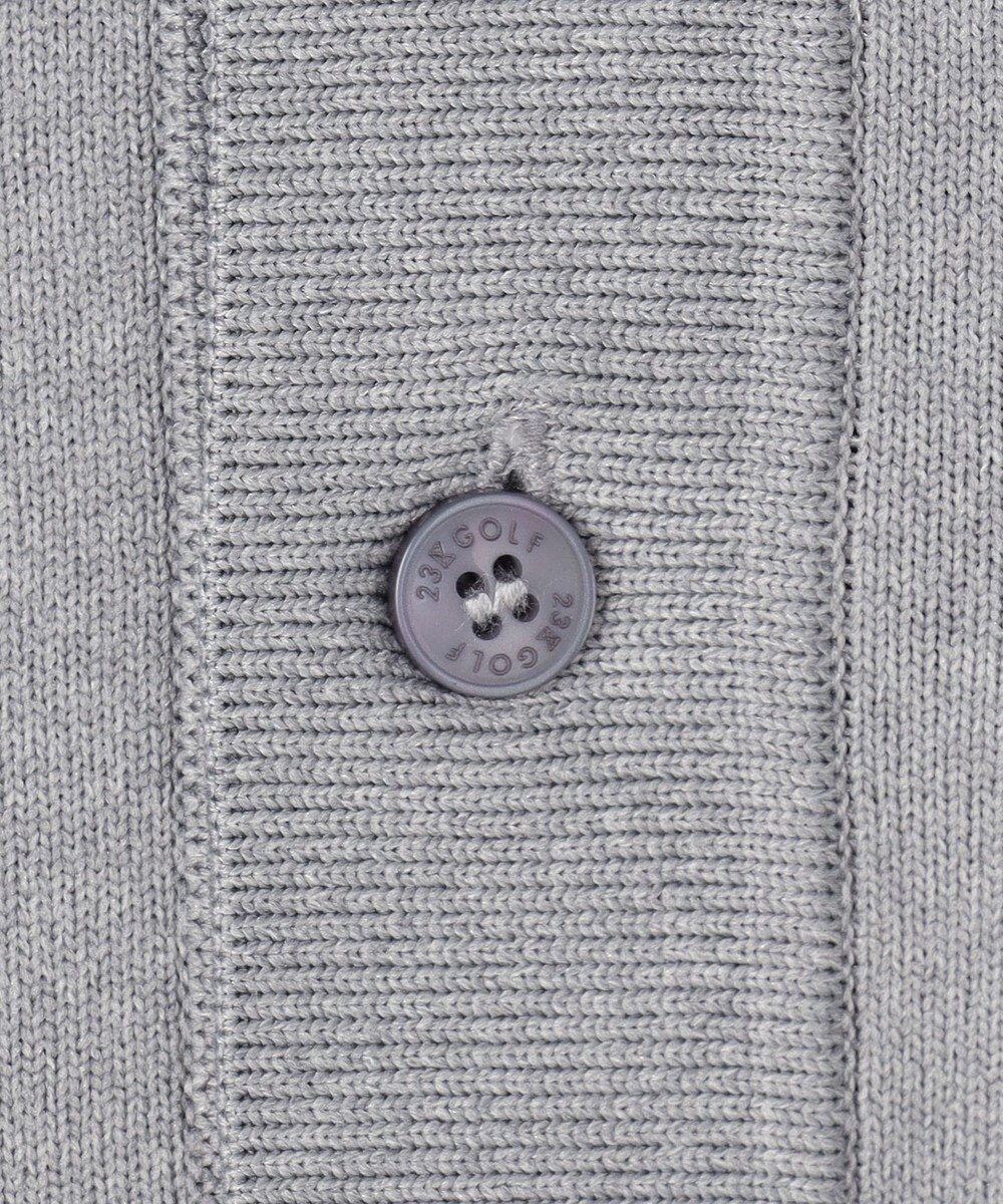 23区GOLF 【MEN】長袖ニットポロシャツ ホールガーメント 