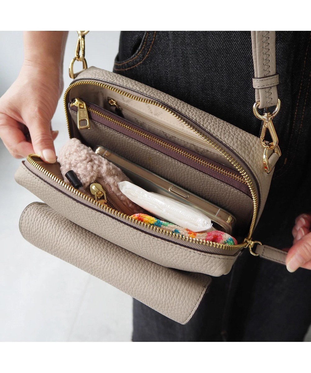 PELLE BORSA レザーポシェット メガネポケット付き Reinette レネット 4795 