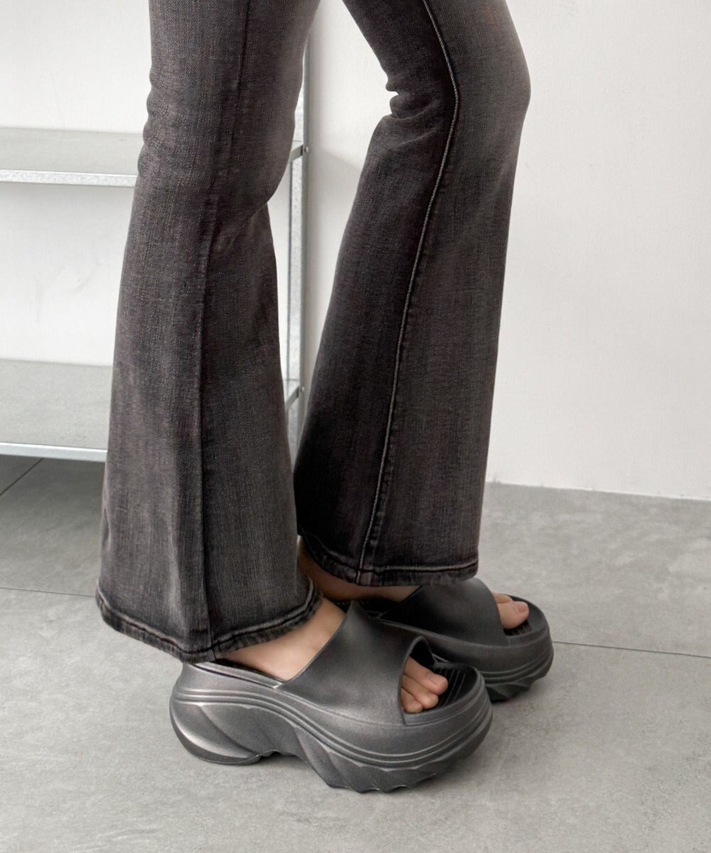 WEGO 厚底デザインラバーサンダル 