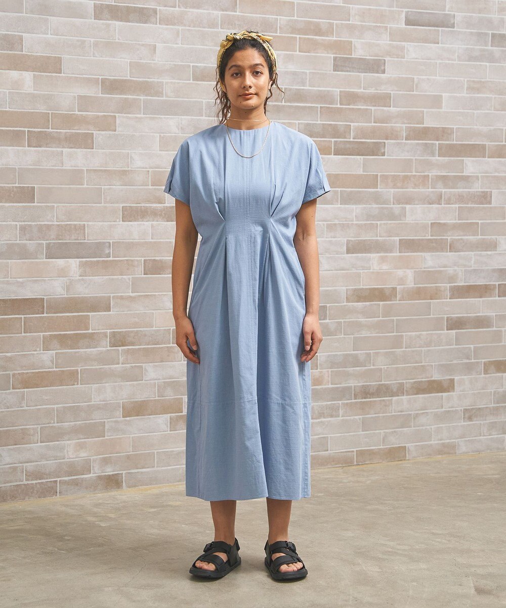 J.PRESS YORK STREET 【WOMEN】リネンライクイージーフィット ワンピース 