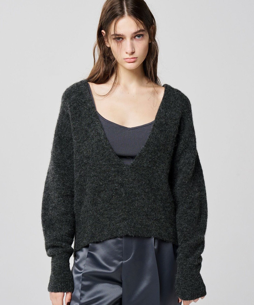 uncrave 【手洗い可】シルキーニット カップ付き キャミソール（uncrave WHITE） 