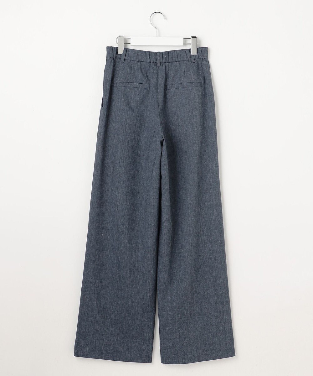 自由区 L 【セットアップ対応】ソフトリネンダンガリーワイド パンツ 