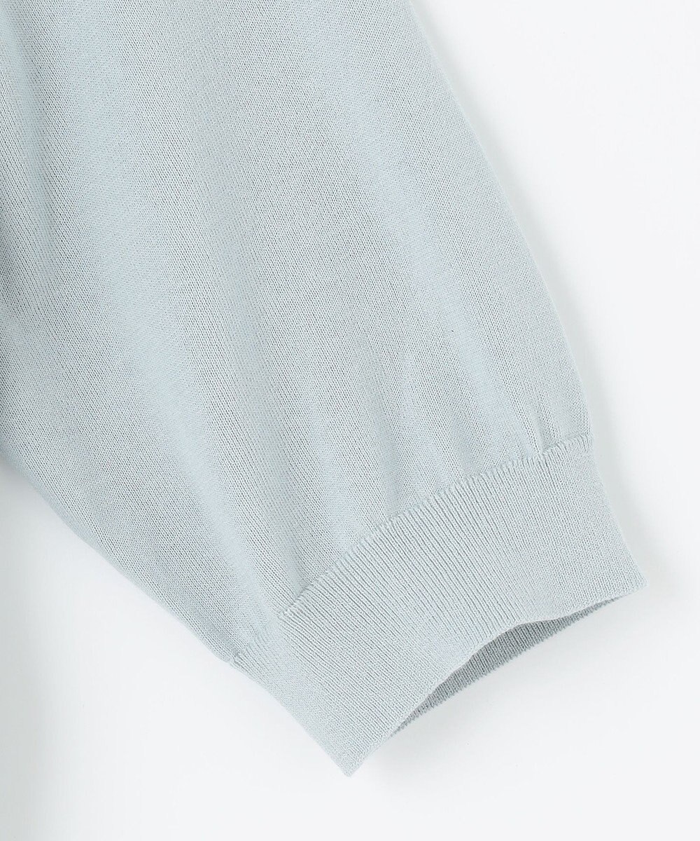 J.PRESS LADIES 【洗える・抗菌防臭】コットンアセテート クルーネック カーディガン 