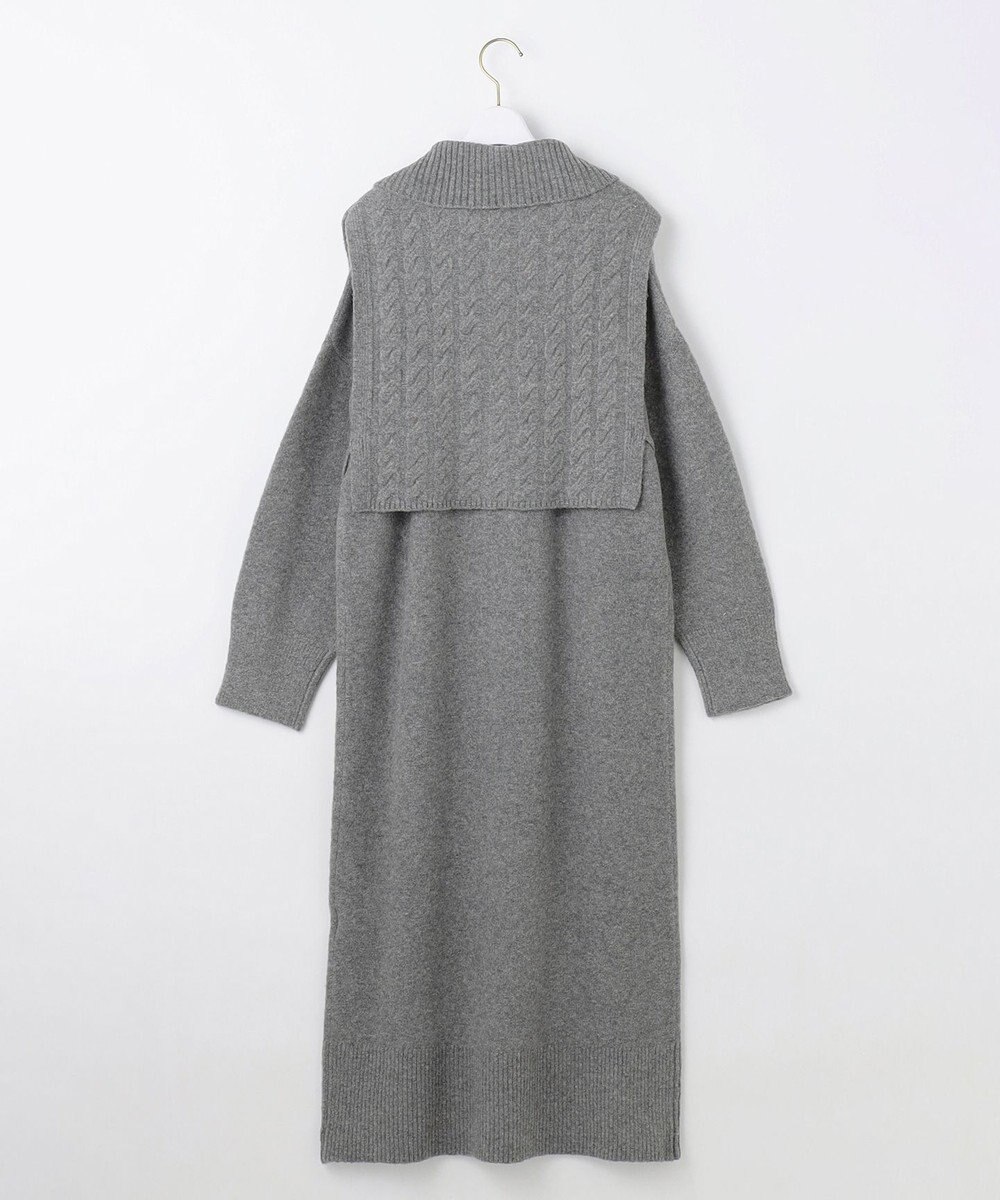 ANY SIS L 【2WAY】ケーブルベストSETニット ワンピース 