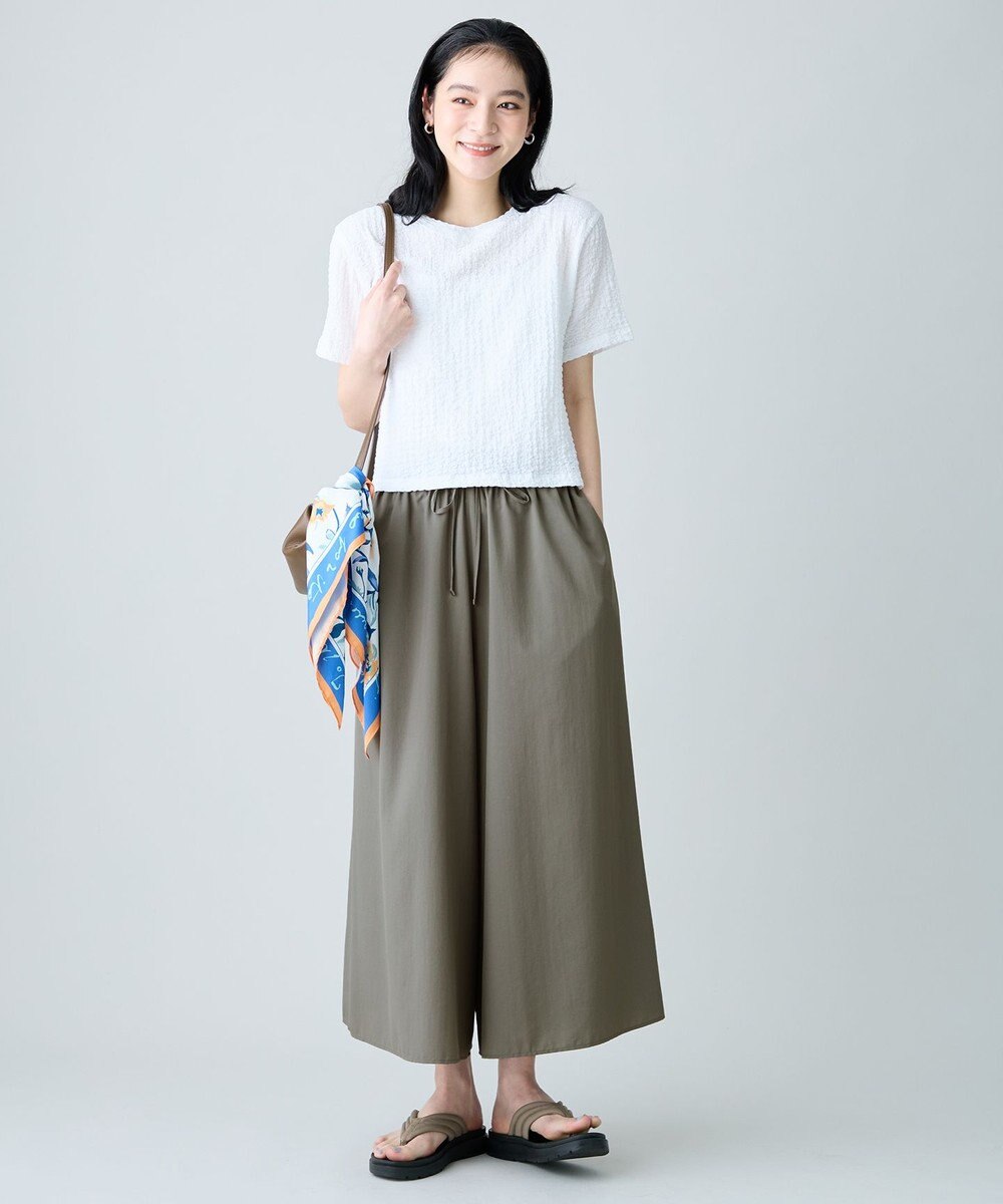 ANY 筒形ショルダーバッグ 