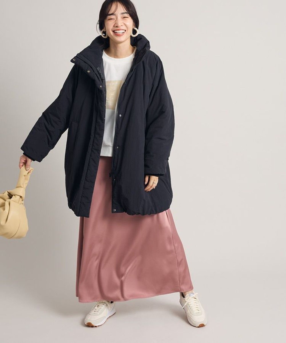 Green Parks シームレス中綿ドロストコート 