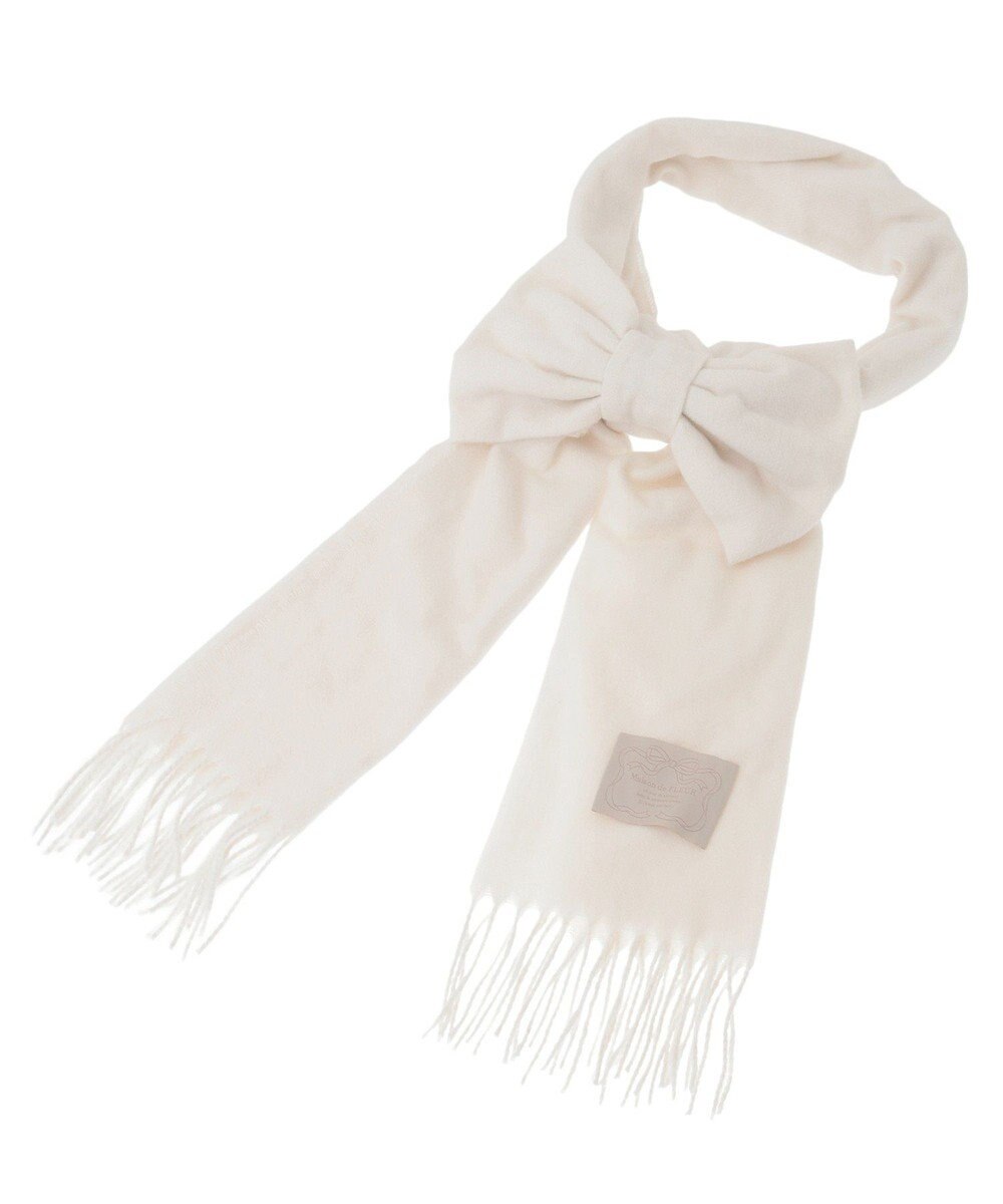 Maison de FLEUR リボン付きストール 