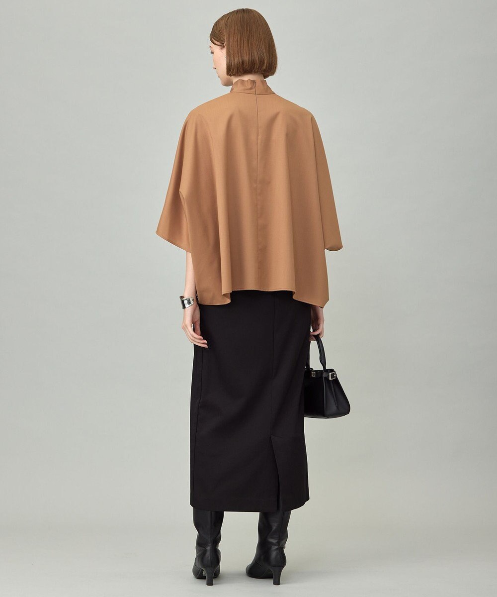 ICB L 【洗える】T/Wブロード ボウタイブラウス 