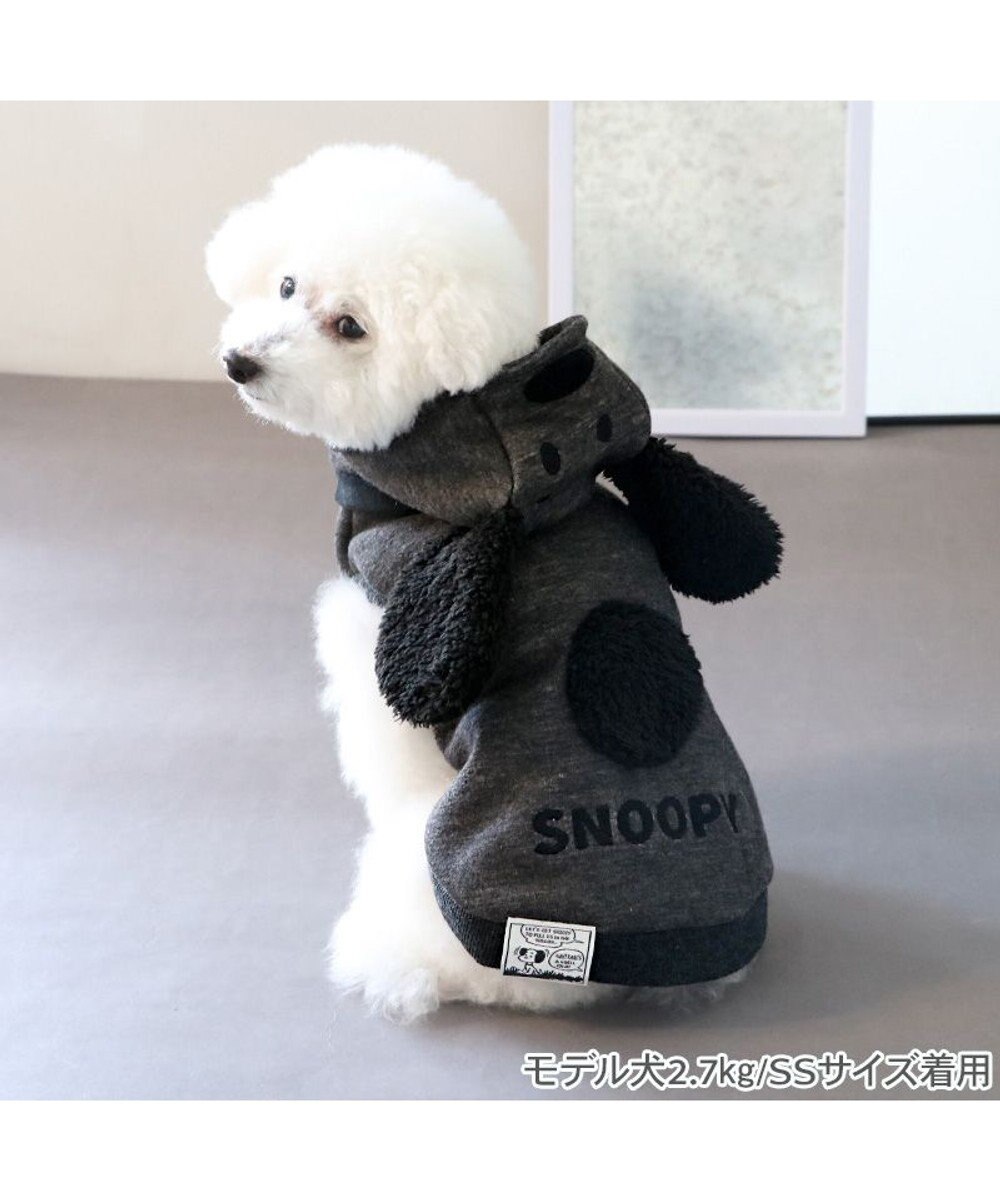 PET PARADISE スヌーピー 50s スヌーピーパーカー 《ブラック》 小型犬 