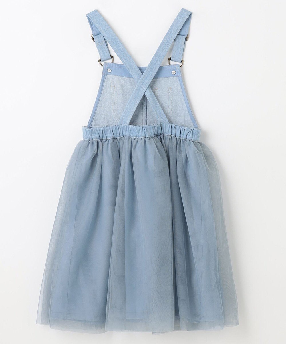 ANY KIDS チュール付き ジャンパースカート 