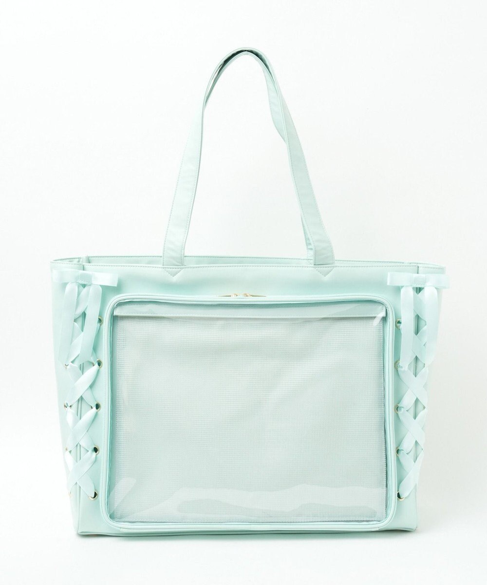 WEGO 【痛バ＆推し活グッズ】レースアップフレーム痛バッグL 