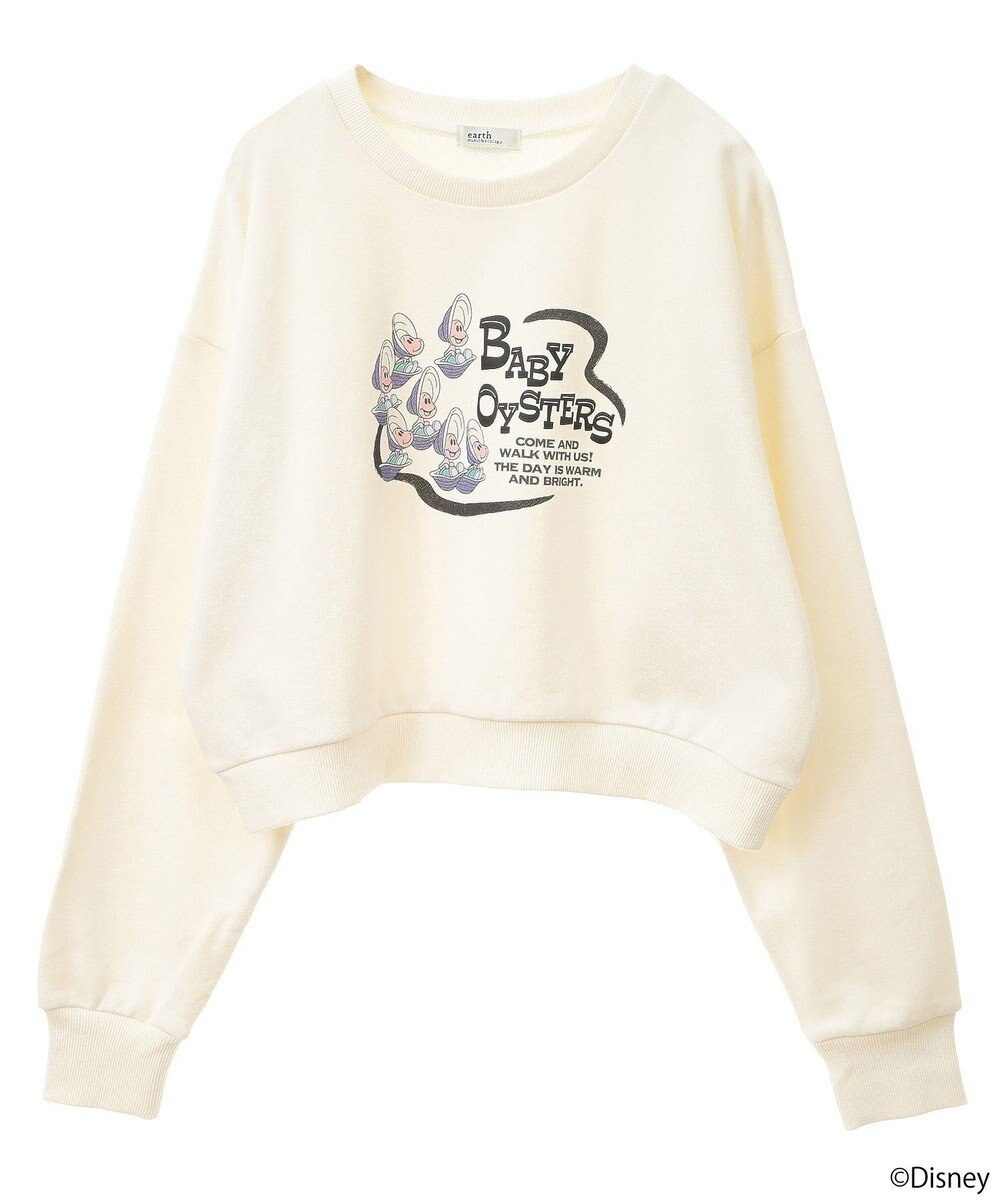 earth music&ecology ふしぎの国のアリス／ショート丈スウェット 