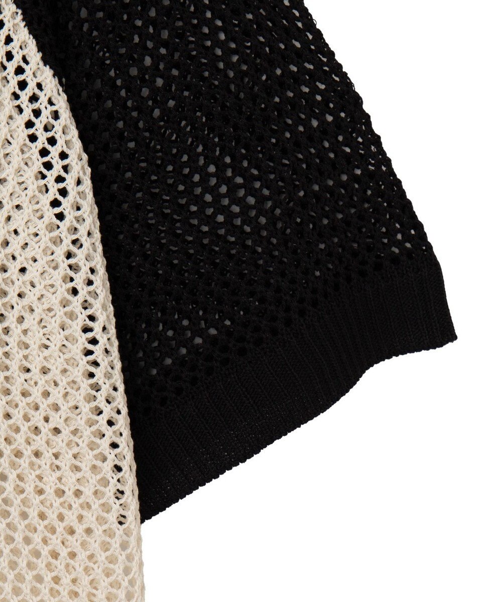 WEGO ハートロゴビッグメッシュニットT 