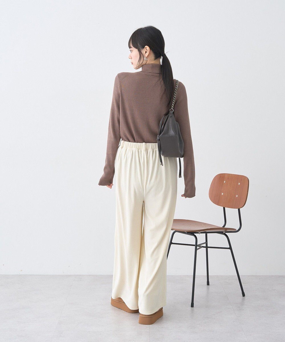 earth music&ecology コーデュロイタックパンツ 