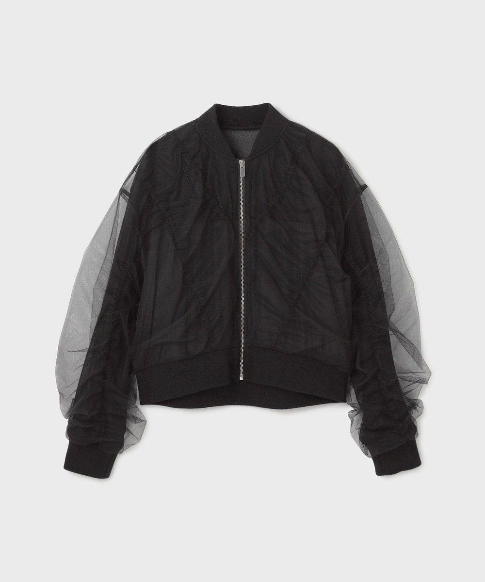 GRACE CONTINENTAL チュールギャザーブルゾン 