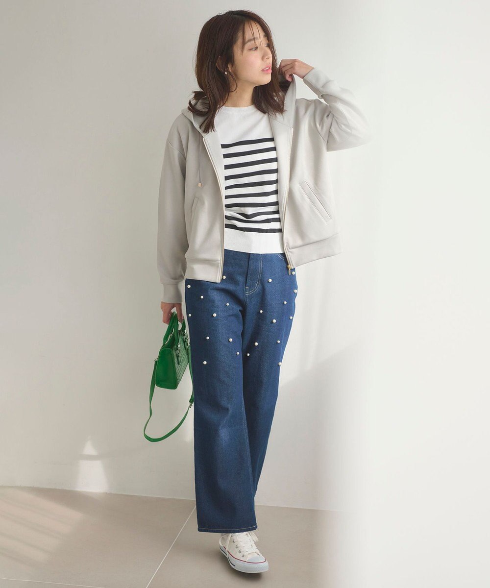 Feroux 【大好評につき新色登場！】バックフリルダンボール パーカー 