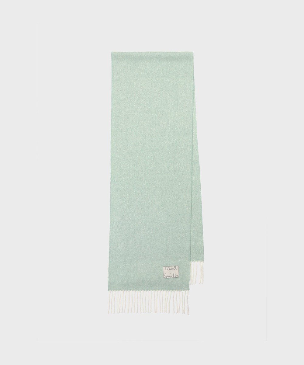 Paul Smith Cropped Logo カシミヤブレンド マフラー 