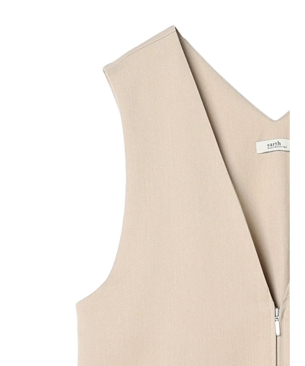 earth music&ecology ジップジレワンピース 