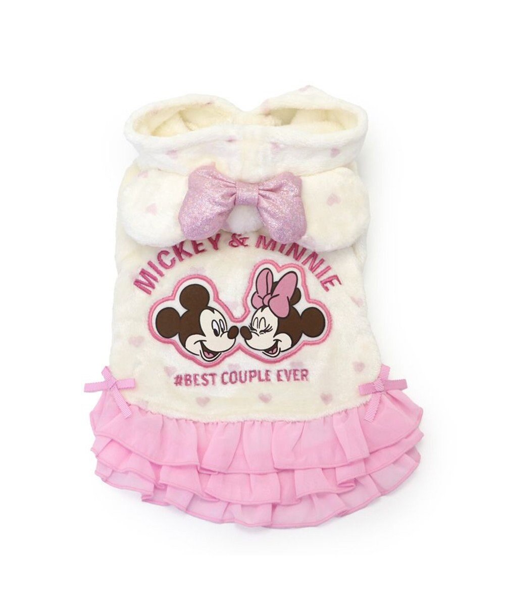 PET PARADISE ディズニー ミニーマウス  フレンズボアパーカー 小型犬 