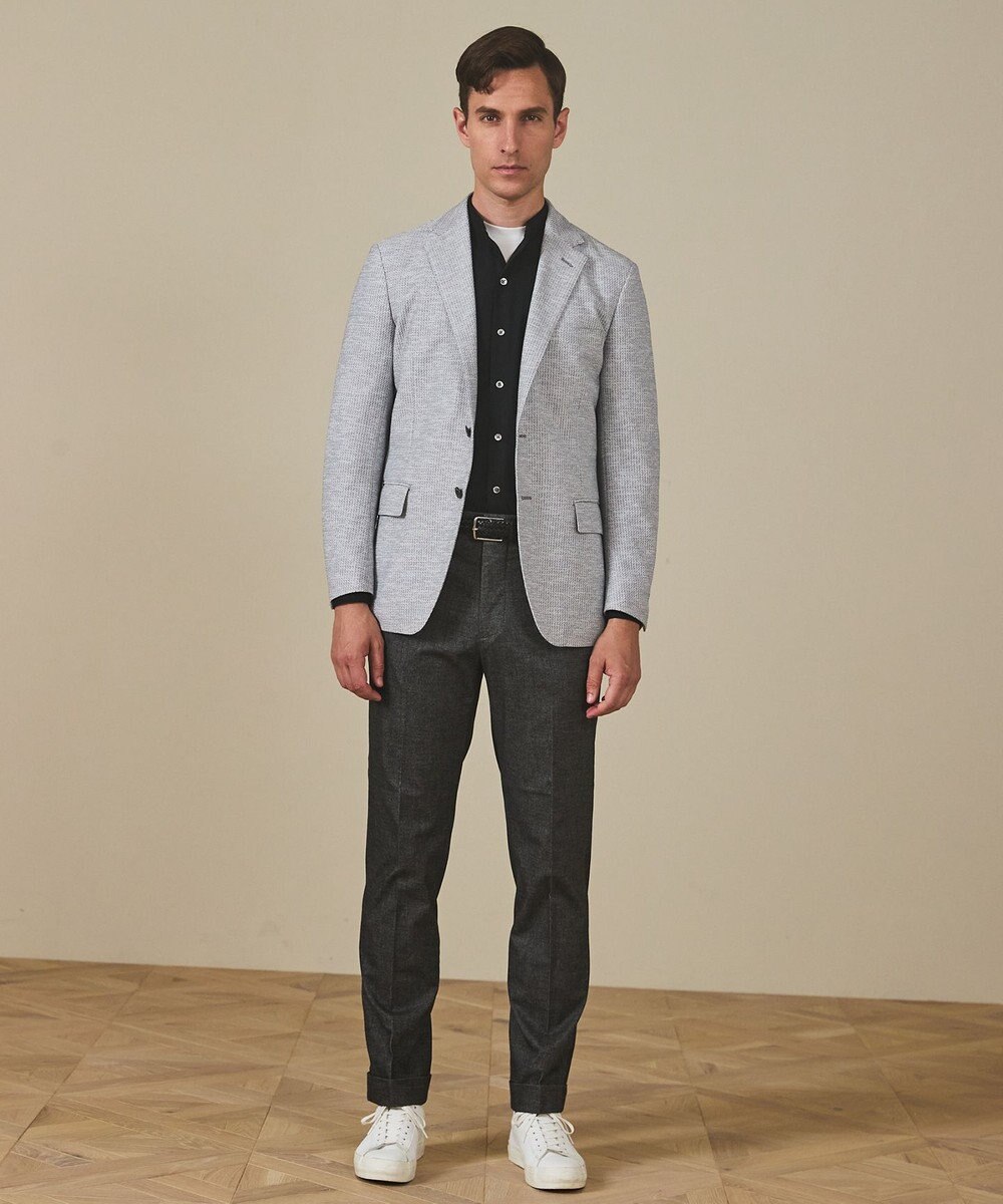 GOTAIRIKU カーディガンジャケット秋冬版【洗える/シワになりにくい/ストレッチ】リンクス BIZ ジャケット 