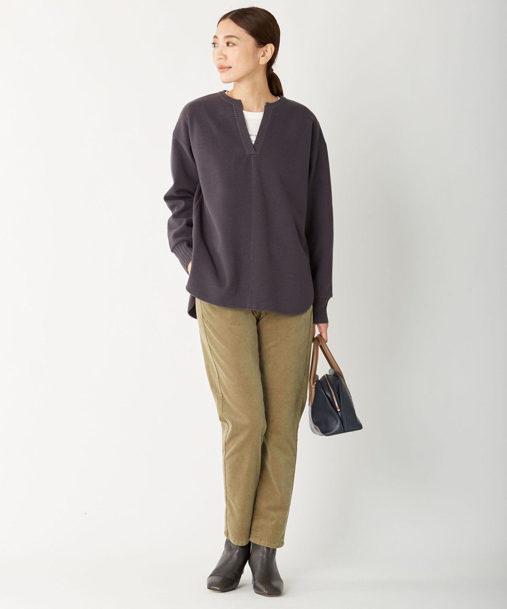 J.PRESS LADIES 【洗える】21ウェルストレッチコーデュロイ パンツ 