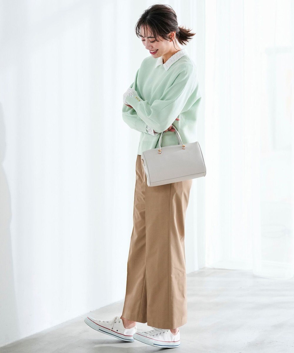 ANY SIS L 【花粉リリース】ドルマン ニット 