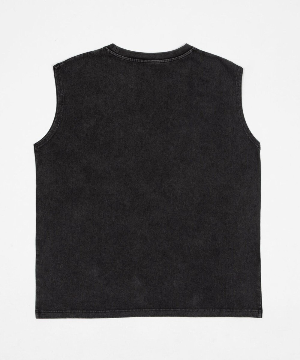 WEGO 【ユニセックス着用ITEM】ブリーチダメージアップリケノースリーブ 