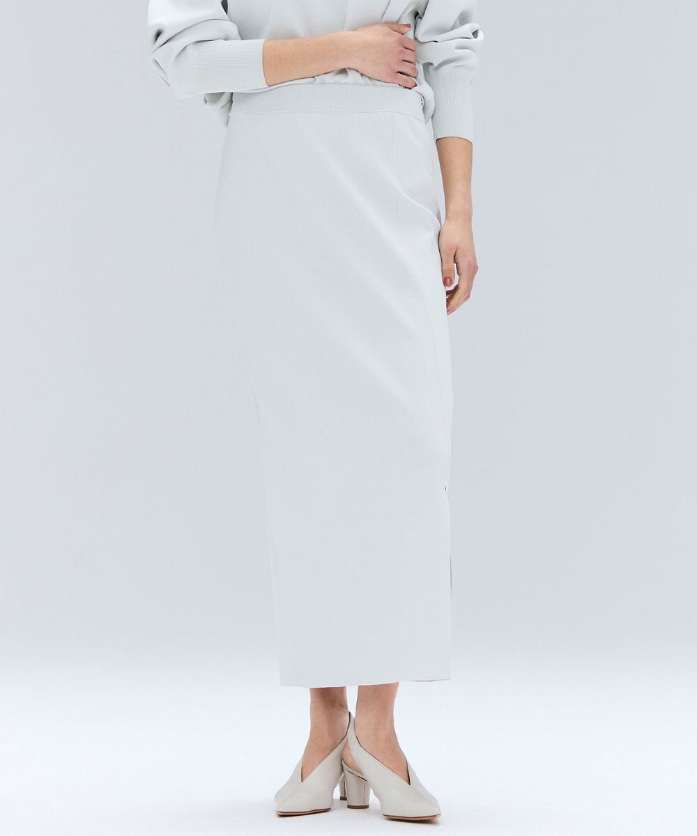 BEIGE， 【洗える】LAURA / ドライタッチIラインニットスカート 