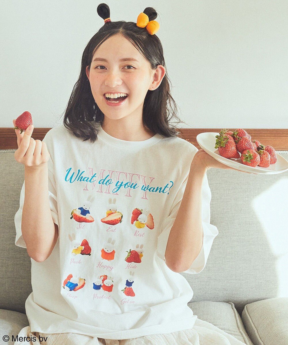 earth music&ecology ｍｉｆｆｙ／ｅａｒｔｈ　ｓｔｒａｗｂｅｒｒｙ　Ｔｅｅ 