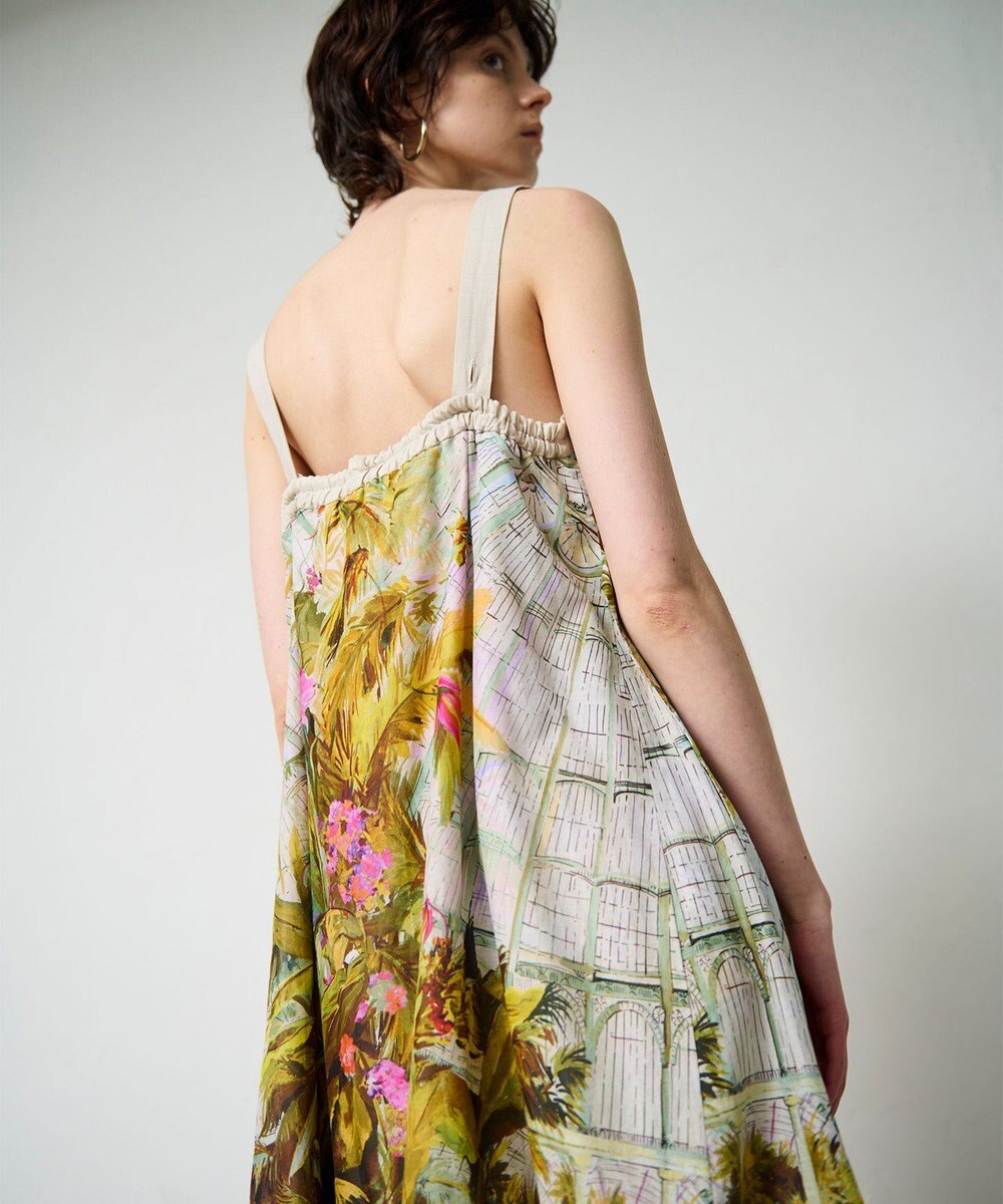 GRACE CONTINENTAL ジャルダンプリントマキシ 