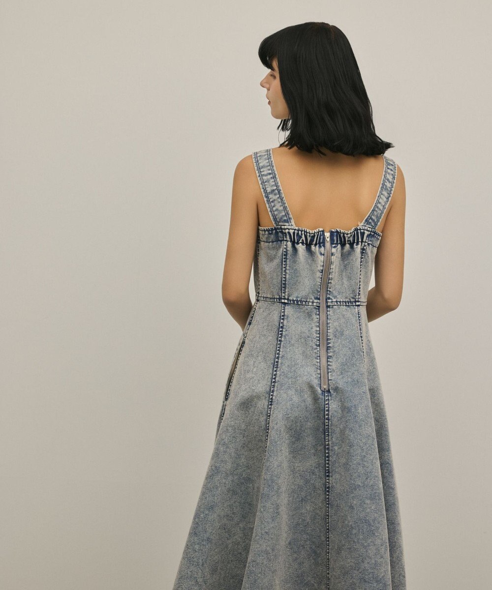 GRACE CONTINENTAL ハンカチーフヘムデニムワンピース 