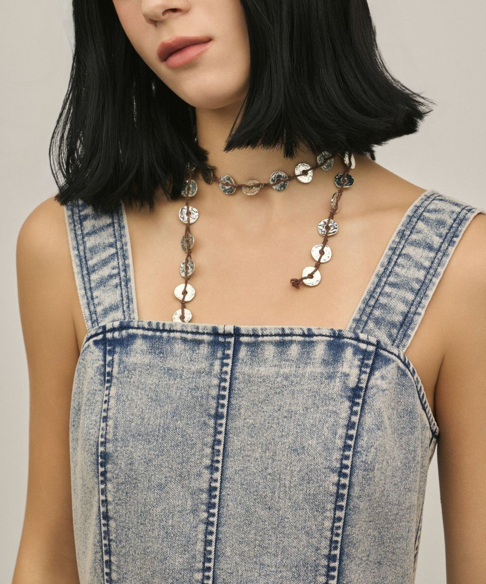 GRACE CONTINENTAL ハンカチーフヘムデニムワンピース 