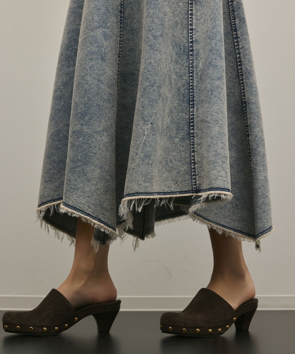 GRACE CONTINENTAL ハンカチーフヘムデニムワンピース 