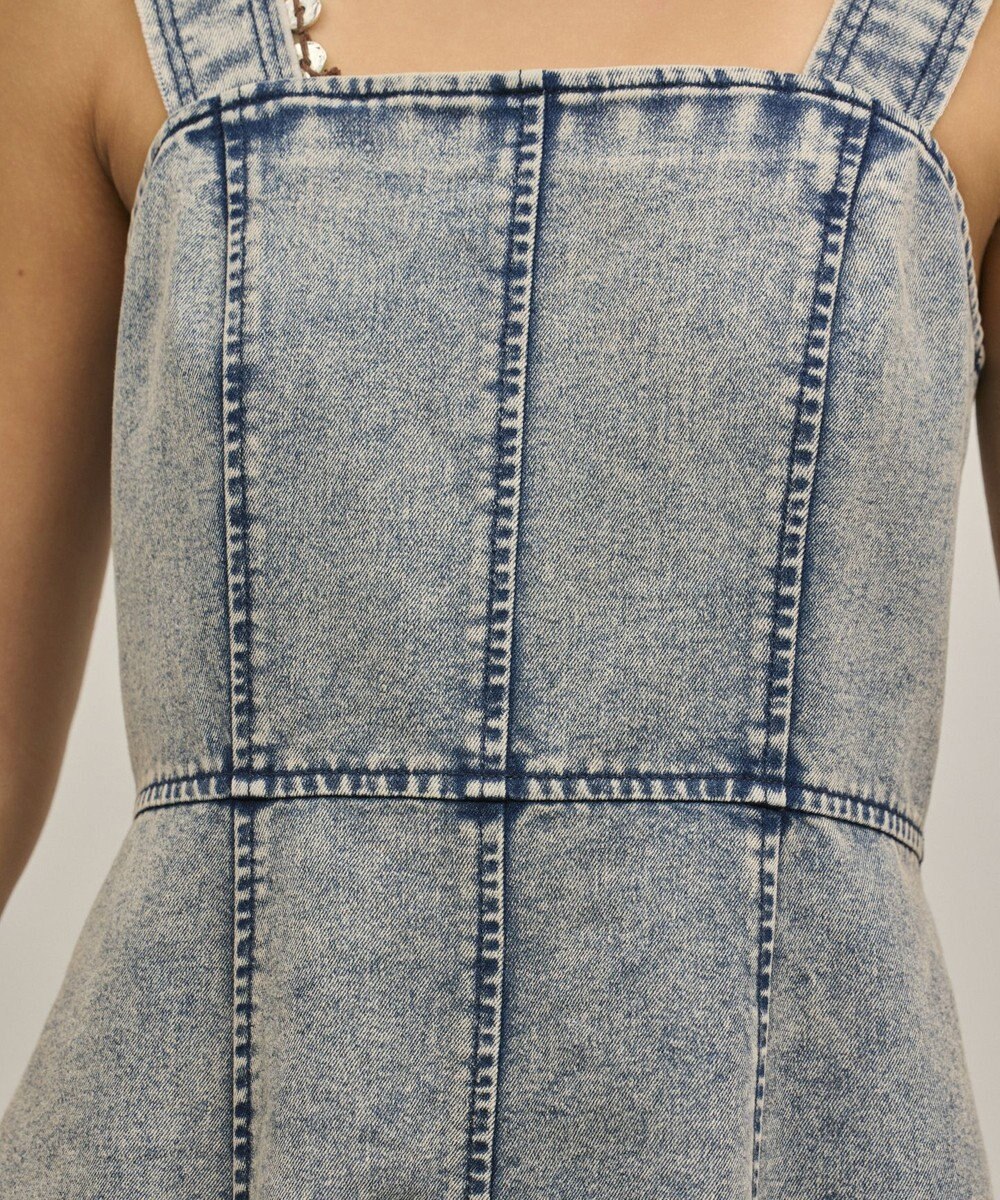 GRACE CONTINENTAL ハンカチーフヘムデニムワンピース 