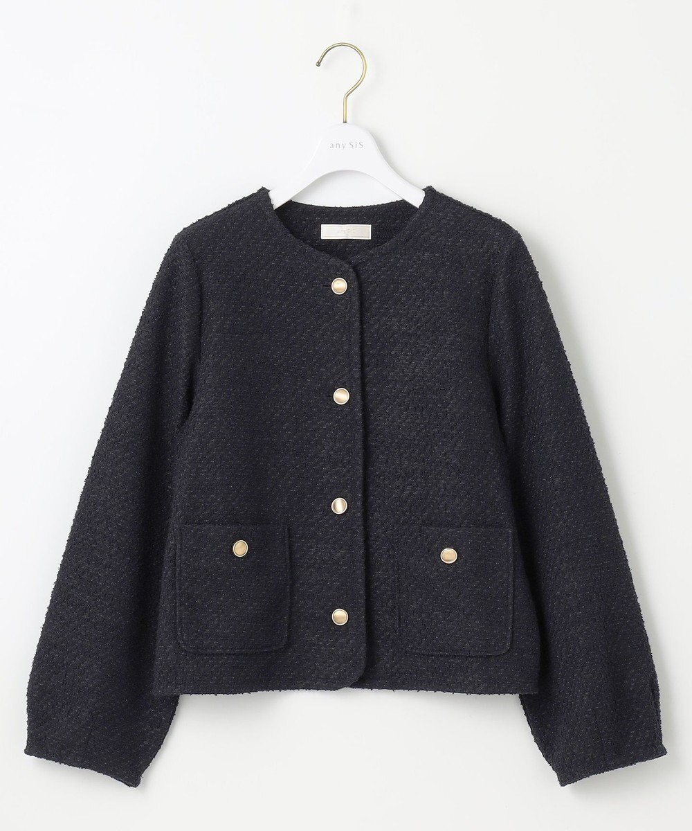 ANY SIS ネップツイード ジャケット 