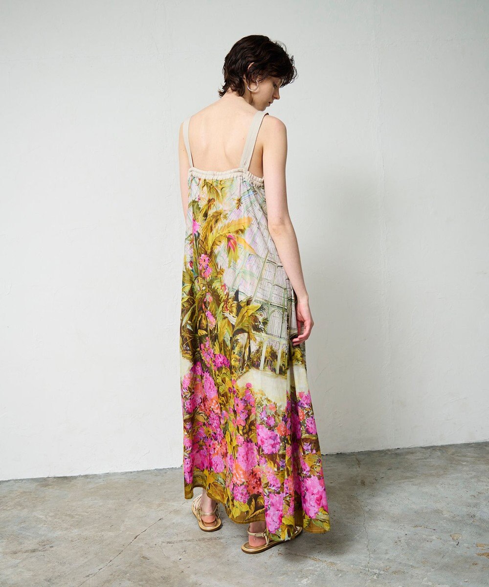 GRACE CONTINENTAL ジャルダンプリントマキシ 