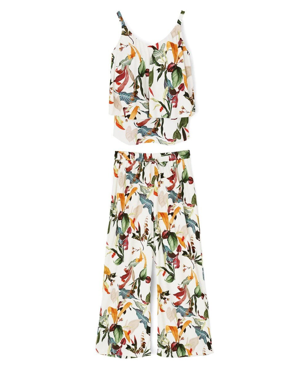 San-ai Resort（三愛水着楽園） ロングパンツセット　9M・11L　【Coral veil（コーラルヴェール）】 