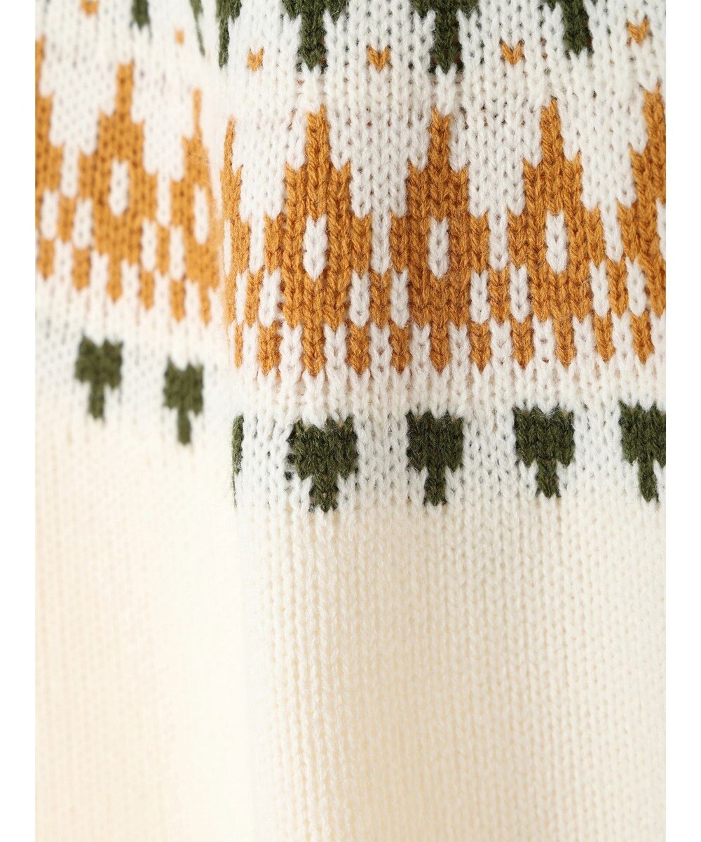 CRAFT STANDARD BOUTIQUE 【男女兼用】求心柄クルーネックニット 