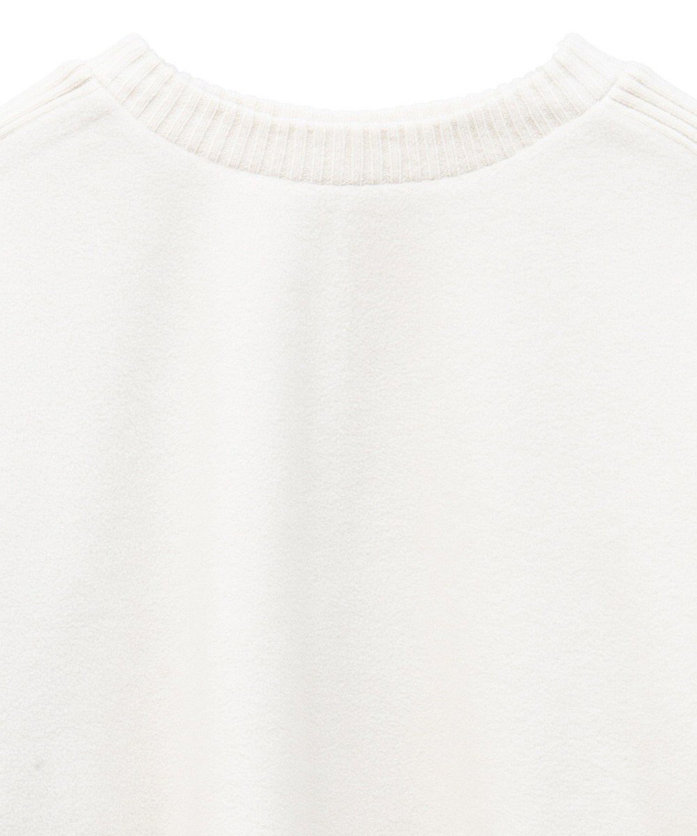 Green Parks フリース袖リブドッキングプルオーバー 