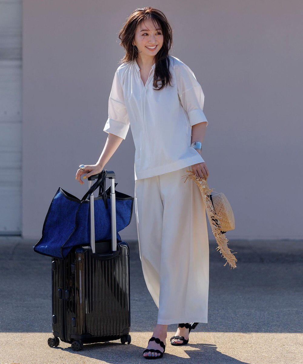 UNFILO FINE MOVE ランタンブラウス 