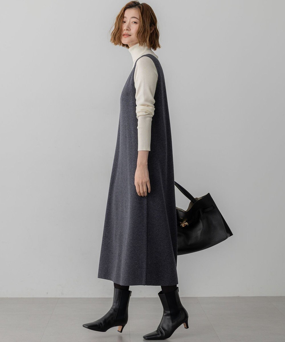 23区 S 【滝沢眞規子さん着用/WEB限定カラーあり】ウーステッドウール リブタートル ニット 