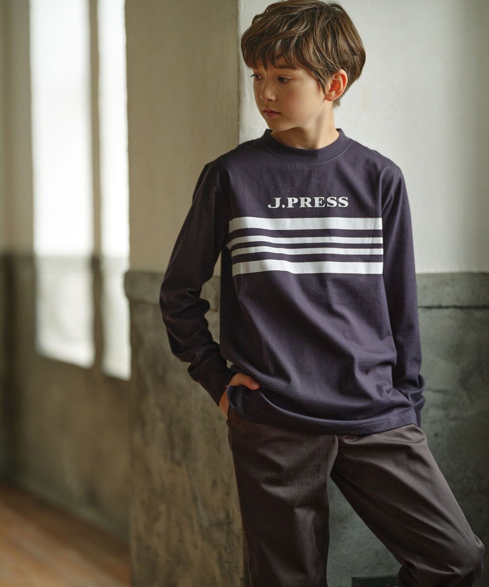 J.PRESS KIDS 【110-130cm】BORDER×COMBI カットソー 