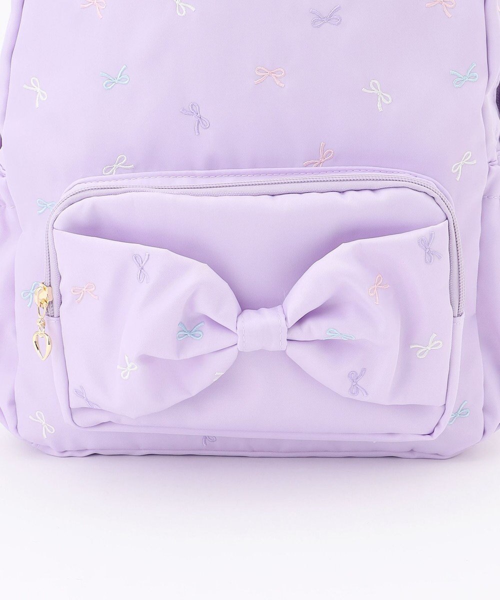 ANY KIDS 【10L容量】総柄刺繍リュック 