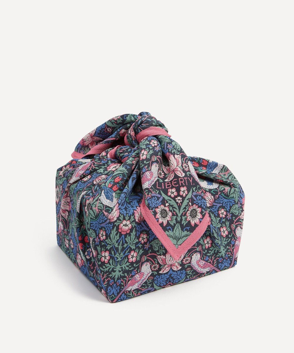 LIBERTY. ストロベリー・シーフ 丹後ちりめん90cm角風呂敷 