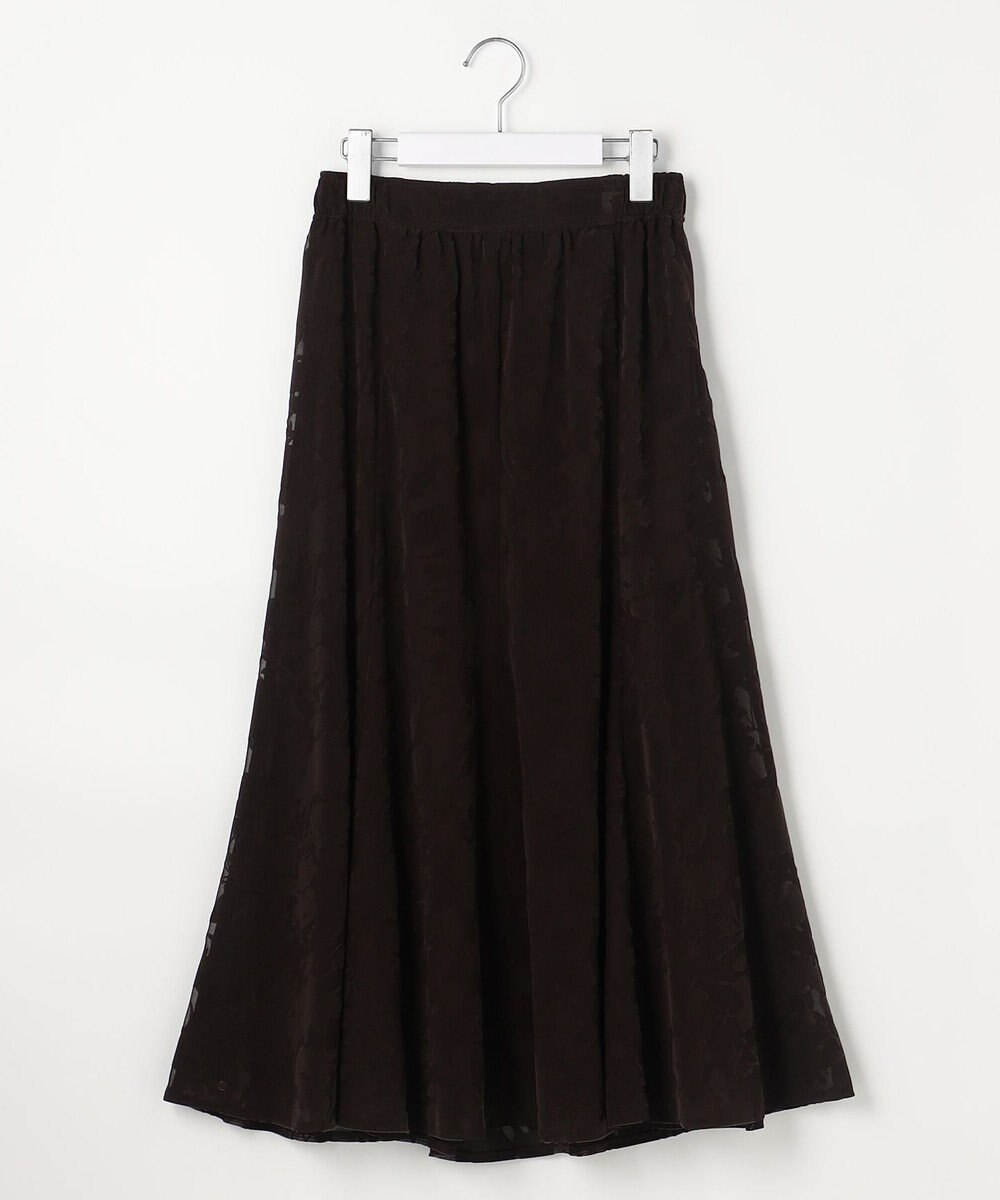 ANY SIS 【2SET】フェザー ニット × フロッキー スカート 